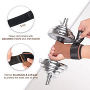 Weight Lifting Grips With Wrist Straps - Weightlifting Hooks